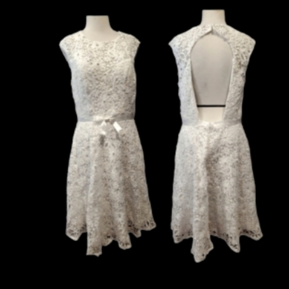 NEW Sue Wong Lace Open Back Dress Size 12 - Picture 2 of 16